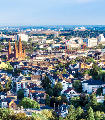 Skyline von Wiesbaden