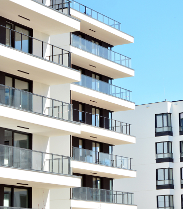 Moderne weiße Immobilie